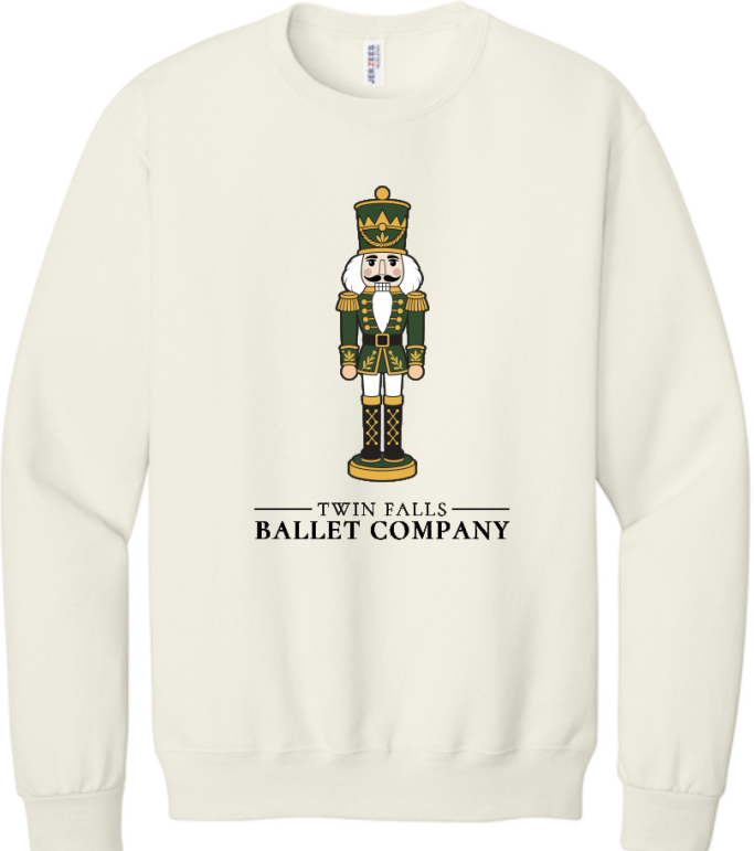 Twin Falls Ballet Company Fundraiser Nutcracker Natural Crewneck