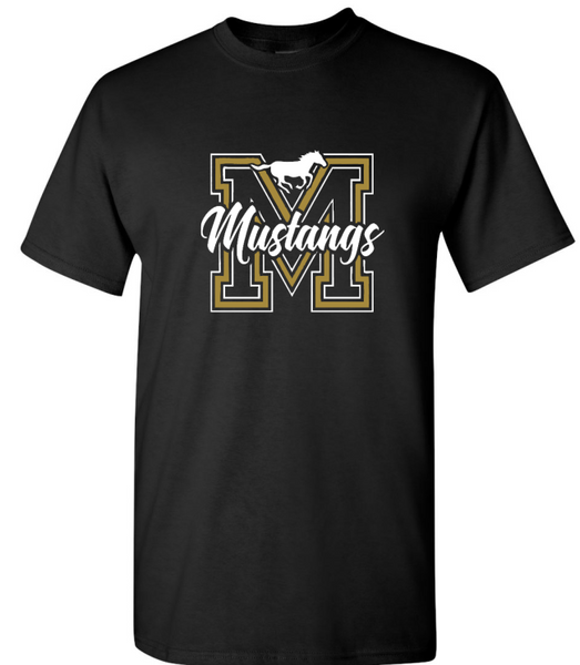 Lund Mustang M~Mustangs Horse on Top T-shirt