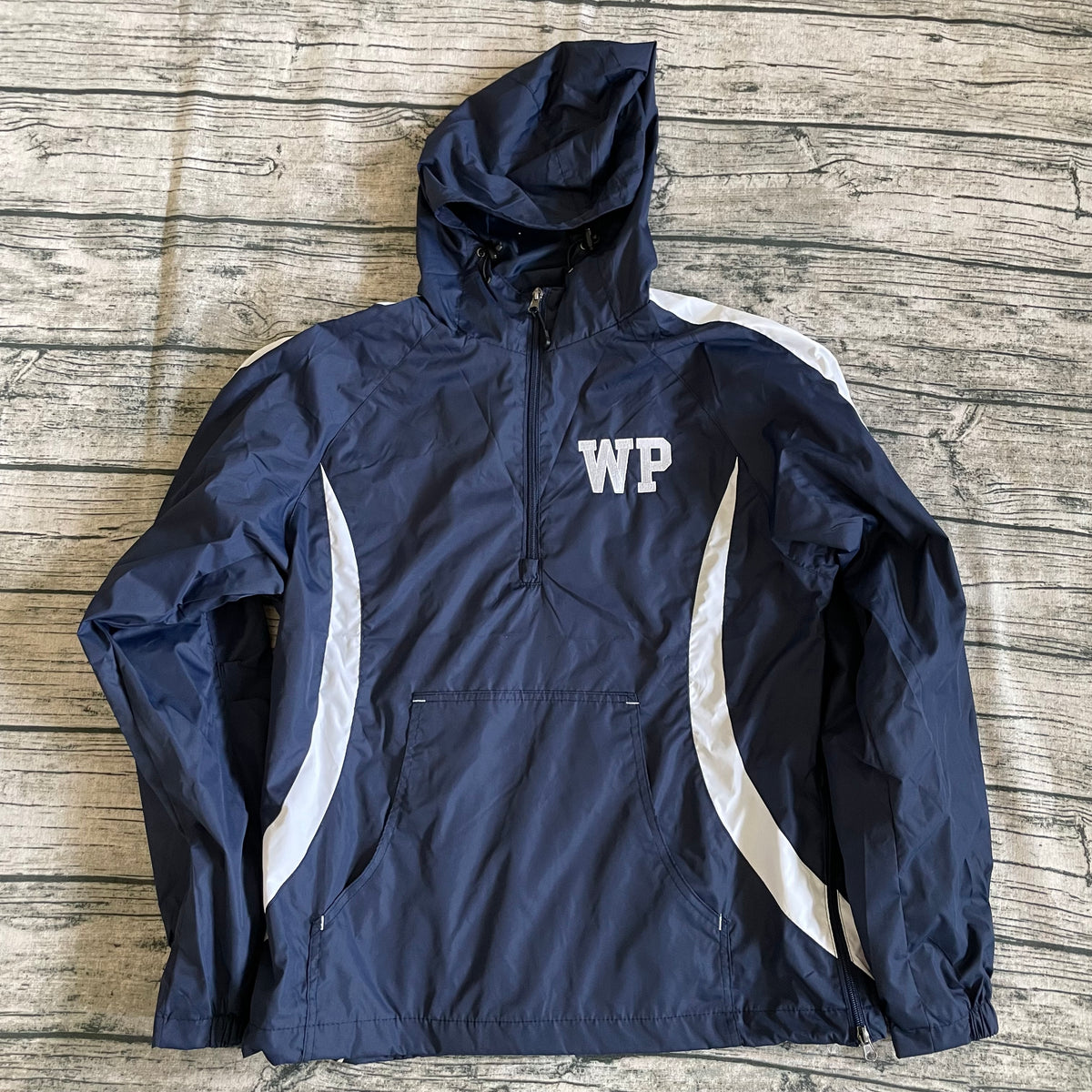 Embroidered WP 1/4 Zip Jacket – Blue Country Boutique