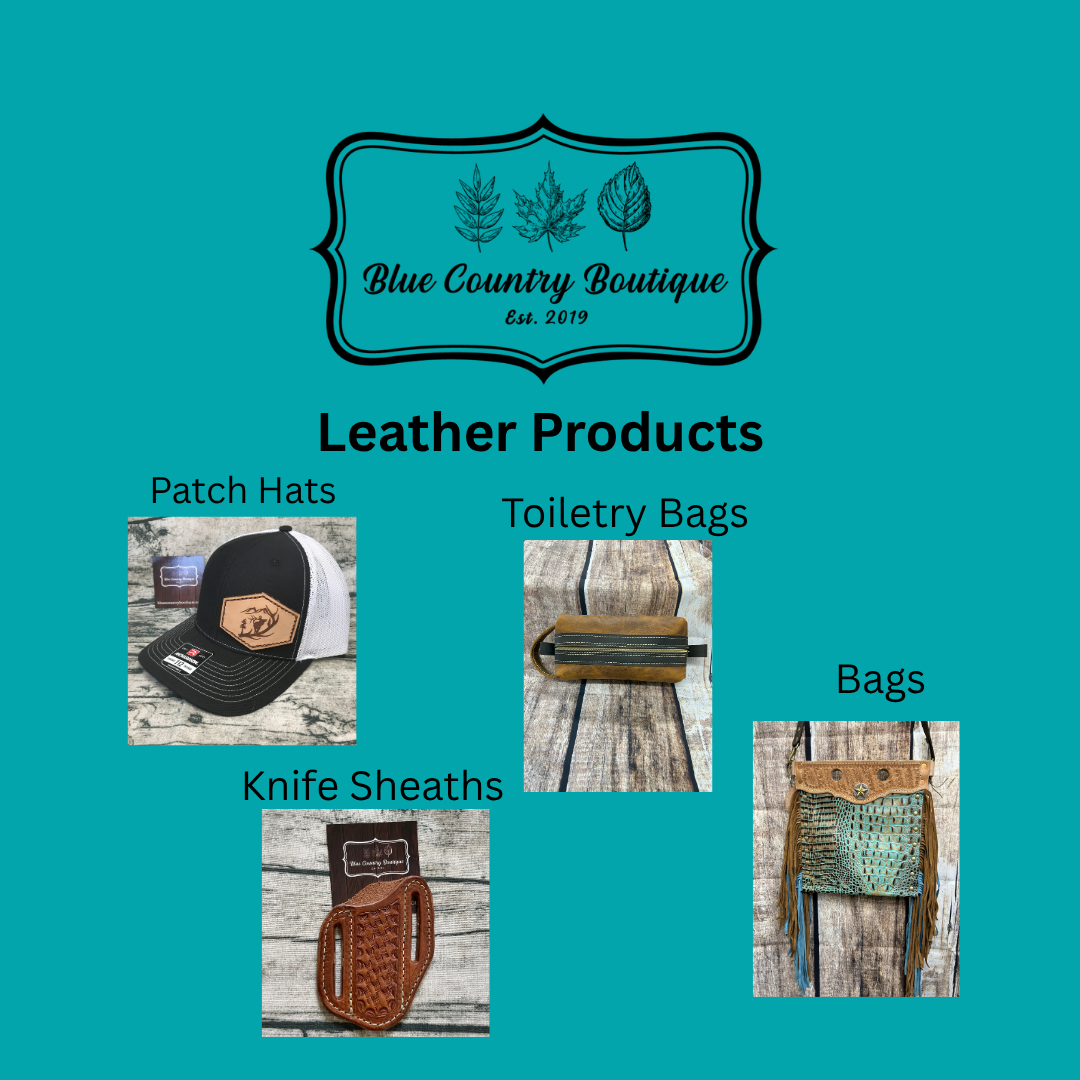 Leather Products Blue Country Boutique