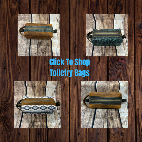 Leather Handmade Toiletry Bags