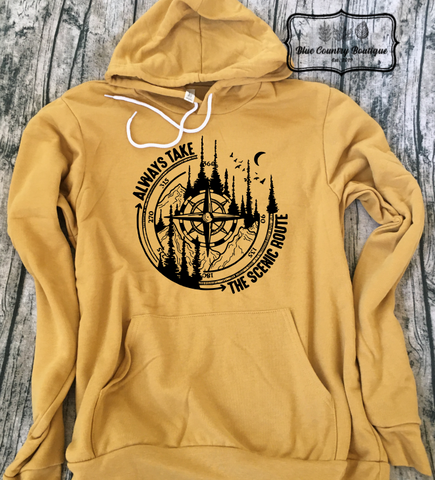 Always Take The Scenic Route Hoodie