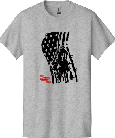 Bundy Ranch ~ American Flag Shirt