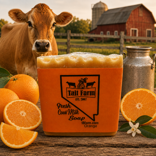 Farm Fresh Cows Milk Soap~Orange Scented