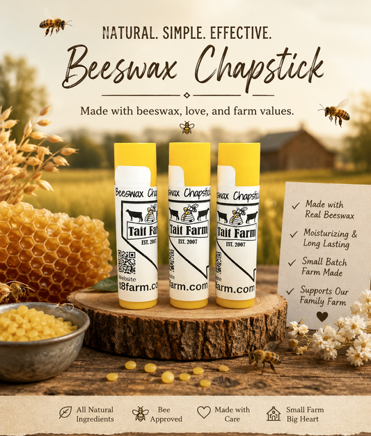 Fresh Beeswax Chapstick