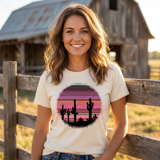 Cactus Sunset T-shirt