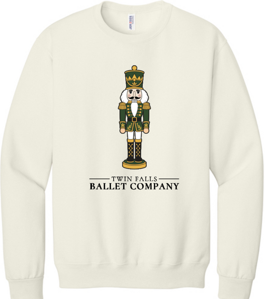 Twin Falls Ballet Company Fundraiser Nutcracker Natural Crewneck