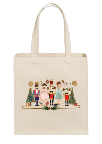 Twin Falls Ballet Company Fundraiser Nutcracker Cream Tote Bag