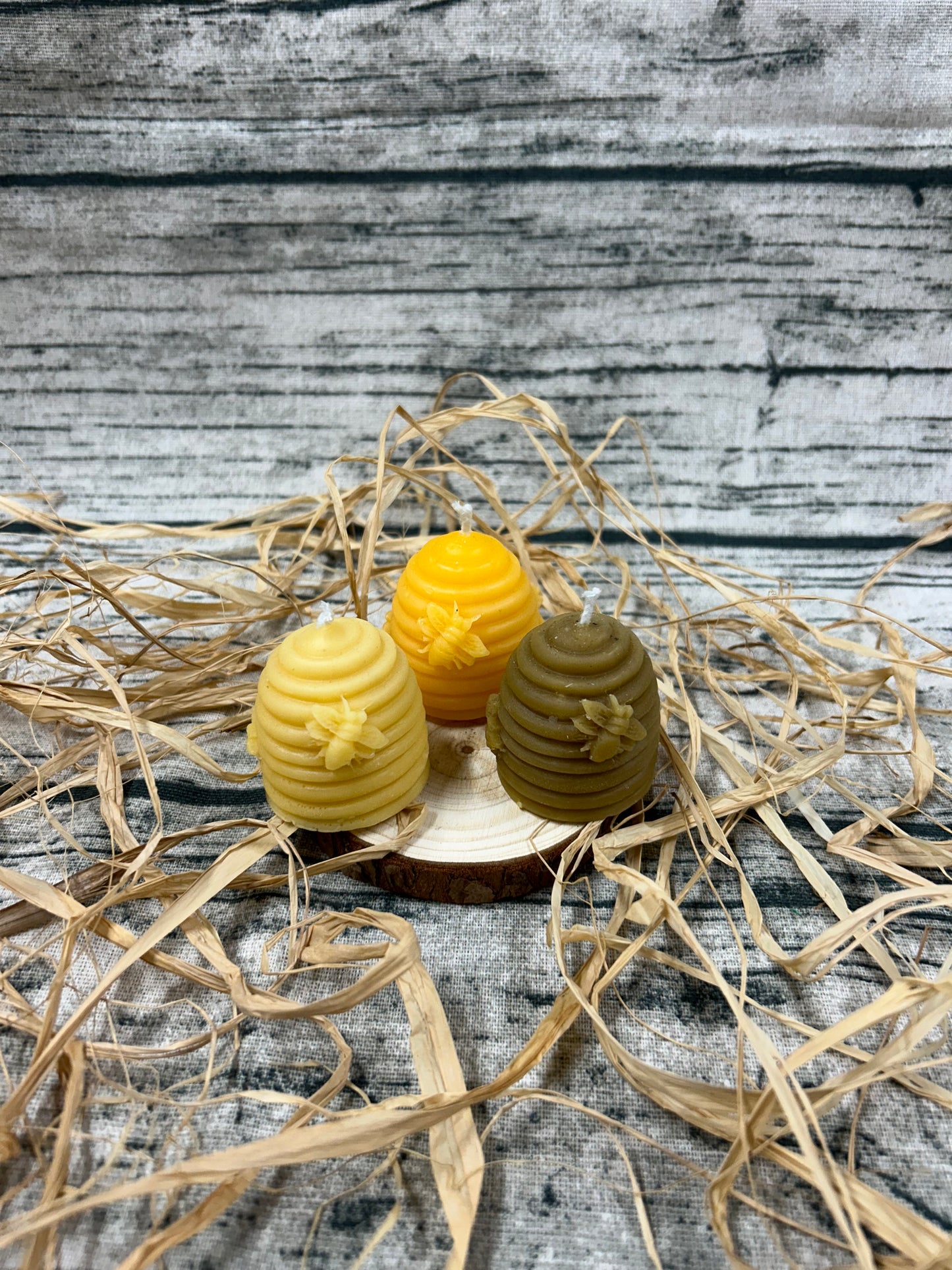 Small Hive Beeswax Candles