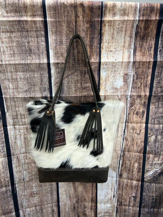 Hair On Leather Tote Bag Handmade