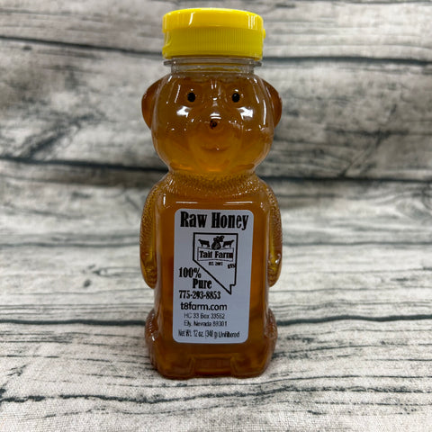 Honey Bear Small 12 oz Raw Unfiltered Honey