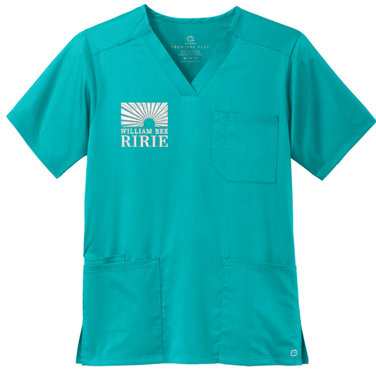 WBRH Logo Embroidered  Wink Men's Premiere V-Neck Top and Bottoms