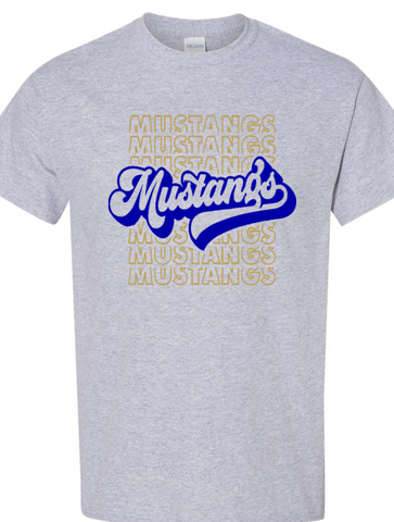 Lund Mustang Mustangs Stacked T-shirt