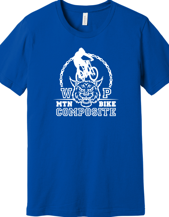 WP MTN Bike Fundraiser- Team Shirt - YOUTH & ADULT Sizes Royal Blue