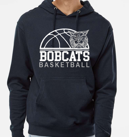 Bobcats and Ladycats Half Basketball Hoodie