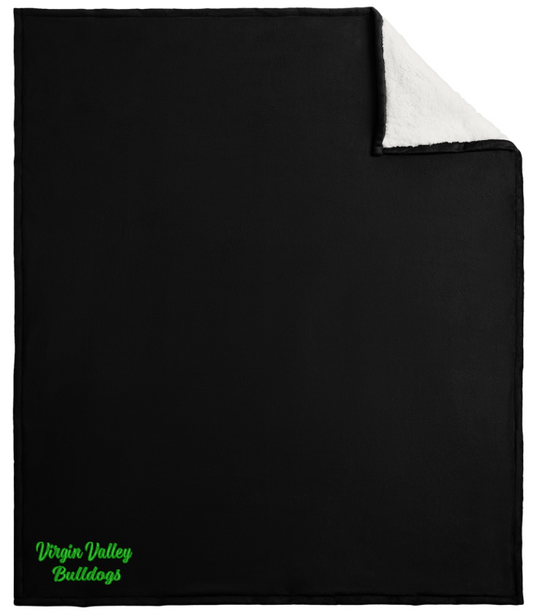 Virgin Valley Embroidered Luxurious Sherpa Blanket