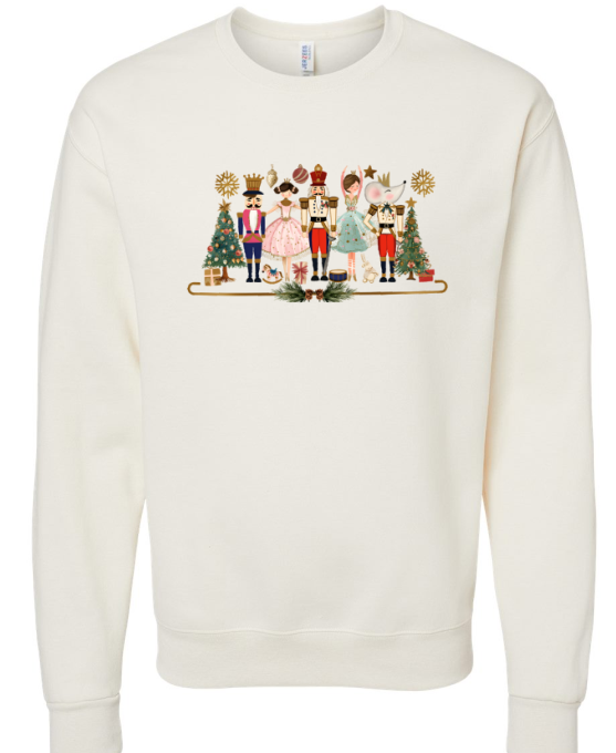 Twin Falls Ballet Company Fundraiser Nutcracker Cream Crewneck