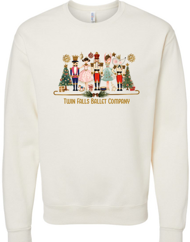 Twin Falls Ballet Company Fundraiser Nutcracker Cream Crewneck