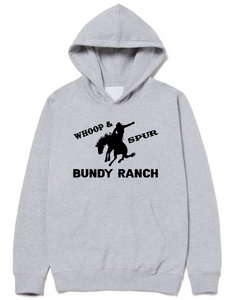 Bundy Ranch ~ Whoop & Spur Bronc Hoodie