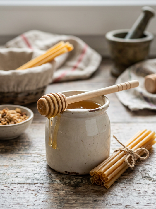 Wooden Honey Dipper Stick- 6 Inch