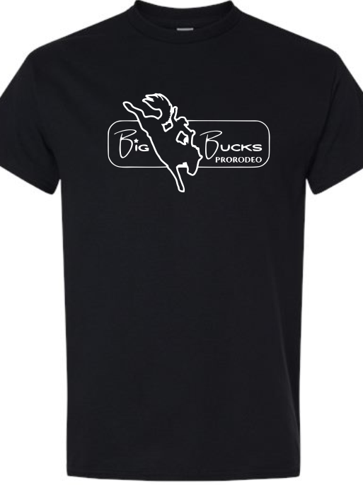 Big Bucks Pro Rodeo Shirt~ Black