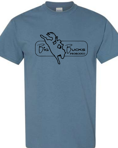 Big Bucks Pro Rodeo Shirt~ Indigo