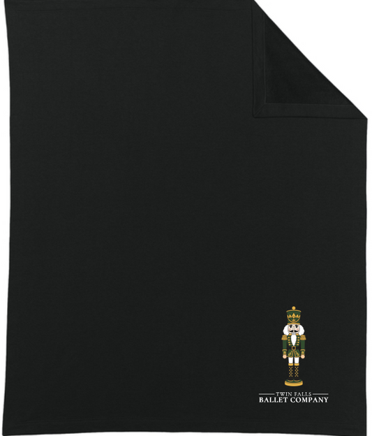 Twin Falls Ballet Company Fundraiser Nutcracker Black Blanket