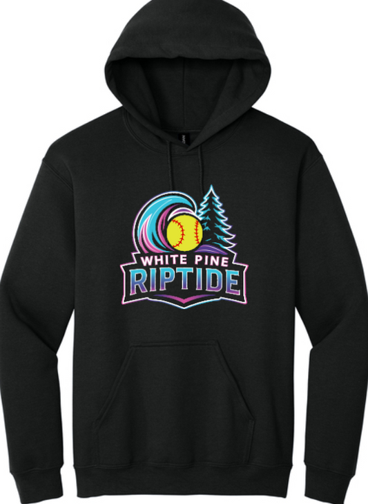 White Pine Riptide Softball Hoodie Black