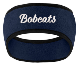 Bobcat and Ladycat Embroidered Headband