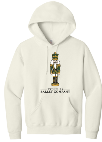 Twin Falls Ballet Company Fundraiser Nutcracker Natural Hoodie
