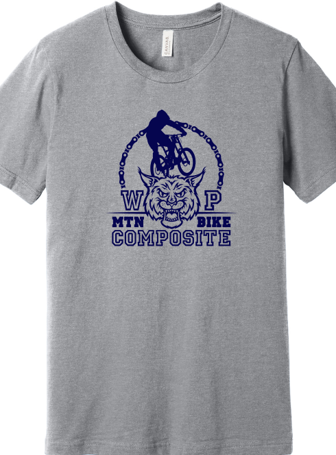 WP MTN Bike Fundraiser- Team Shirt - YOUTH & ADULT Sizes Gray