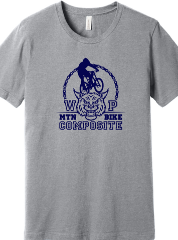 WP MTN Bike Fundraiser- Team Shirt - YOUTH & ADULT Sizes Gray