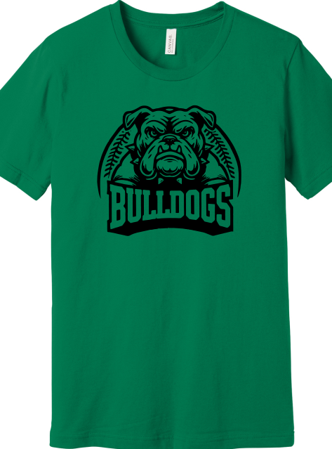 Bulldogs Baseball Dog Shirt (3 Color Options)