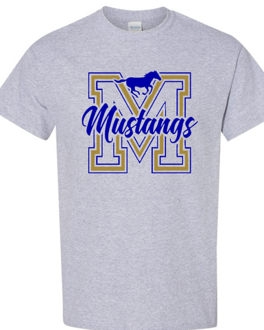 Lund Mustang M~Mustangs Horse on Top T-shirt