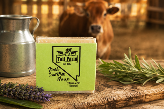 Farm Fresh Cows Milk Bar Soap~ Unscented