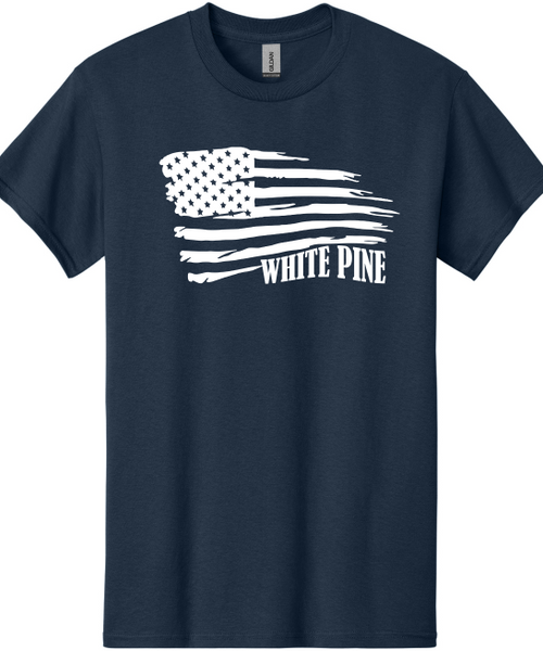 Den Pre-K Fundraiser Pre-Order-White Pine Flag Shirts, Long Sleeve, Crew neck, Hoodie