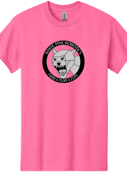 White Pine Robotics Shirt~ Navy, Pink, Gray