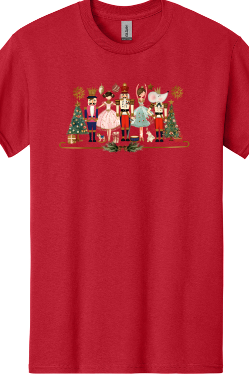 Twin Falls Ballet Company Fundraiser Nutcracker Shirt Charcoal youth & adult sizes