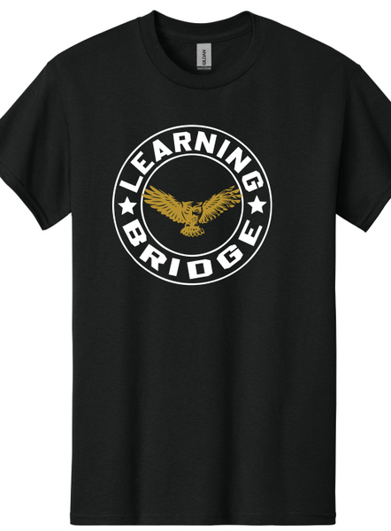 Learning Bridge Circle Shirt Black or Red