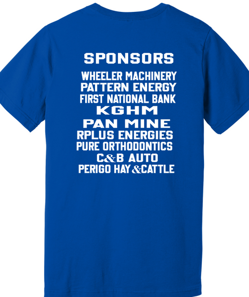 WP MTN Bike Fundraiser- Team Shirt - YOUTH & ADULT Sizes Royal Blue