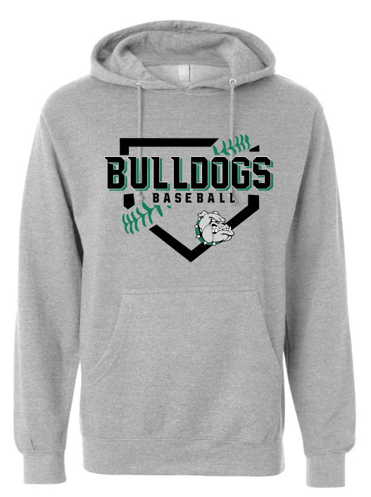 Bulldogs Baseball Plate Hoodie