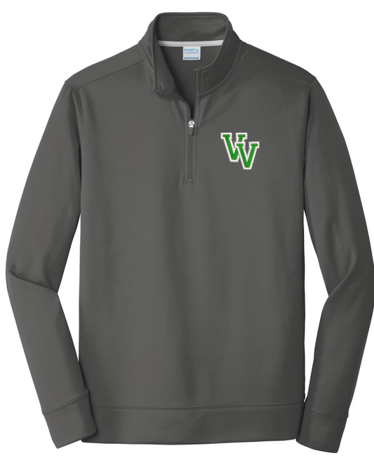Virgin Valley VV Ebroidered Fleece Lined Performance Pullover- Gray or Black
