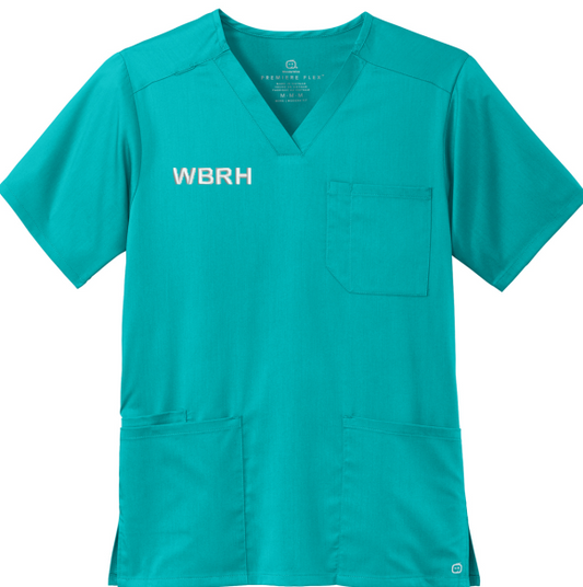 WBRH Embroidered  Wink Men's Premiere V-Neck Top and Bottoms