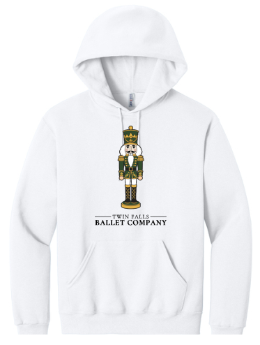 Twin Falls Ballet Company Fundraiser Nutcracker White Hoodie