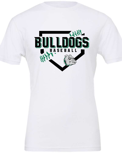 Bulldogs Baseball Plate Shirt (3 Color Options)