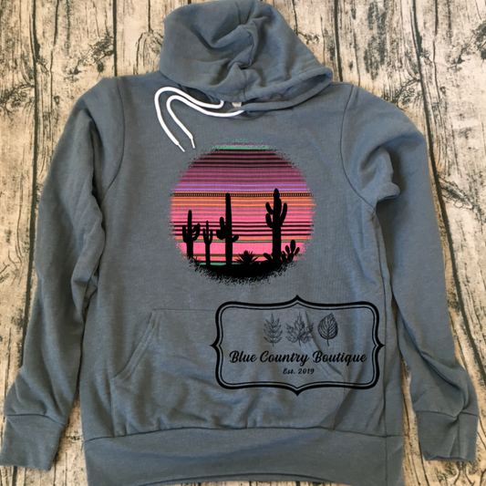 Cactus Sunset Hoodie