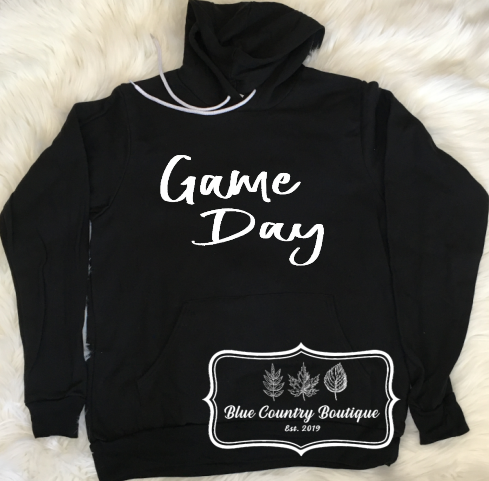 Game day top volleyball hoodie