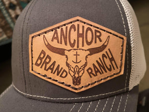 Anchor Brand Ranch Leather Patch Hat