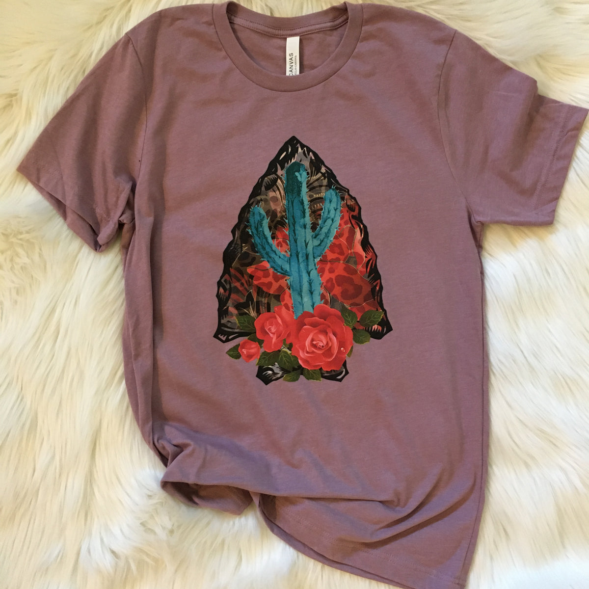 Arrowhead Cactus With Roses