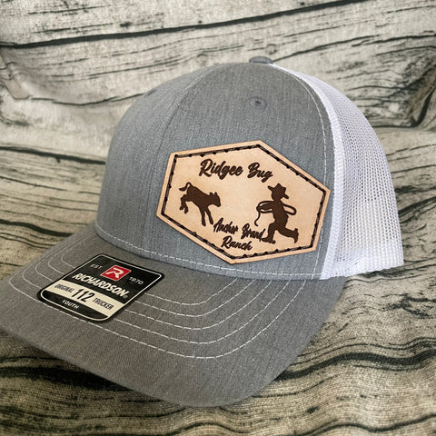 Anchor Brand Ridgee Bug Leather Patch Hat